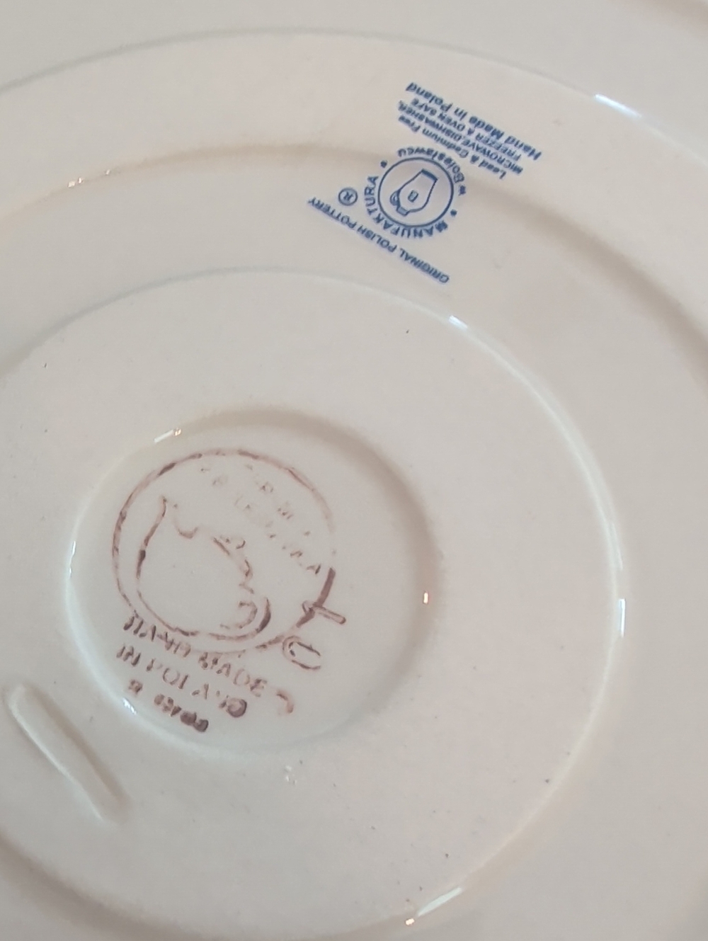 Polish Pottery Pie Dish - Picture 5 of 7